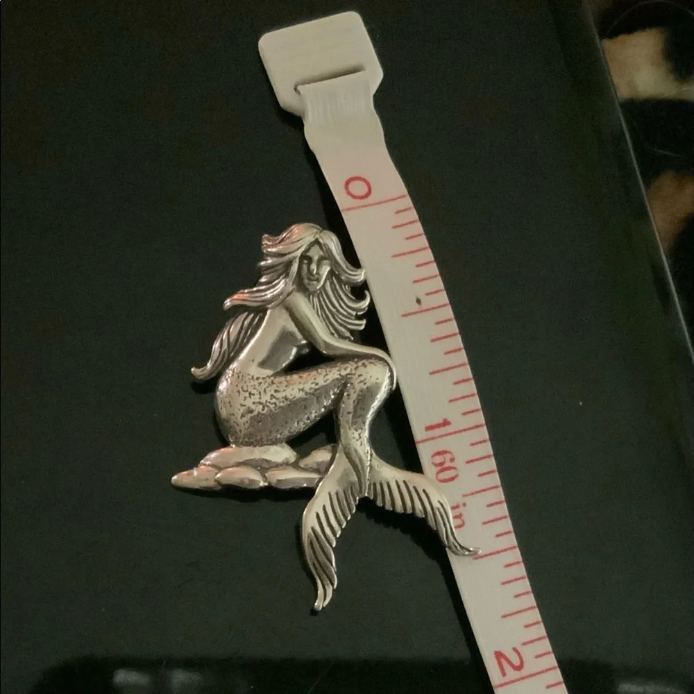 NWOT Sterling silver Mermaid pendant - Picture 3 of 4